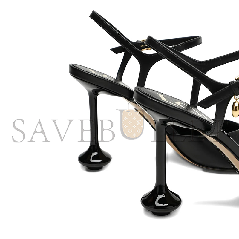 LOEWE CREATIVE ANKLE-STRAP HIGH HEELS 9CM 